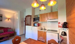 Fridge, microwave, oven, dishwasher - Apartment in Vallouise by Ecrins Trails (Vallouise-Pelvoux)