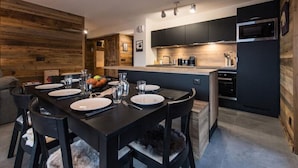 Dining - Olvera 201 - New Apartment at the Foot of the Slopes With Jacuzzi (Valmeinier)