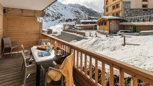 Outdoor dining - Apartment in Tignes Near Ski Lifts (Tignes)