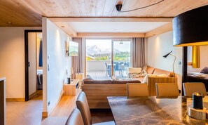 Living area - 4-star Apartment - Les Saisies - Sleeps 10 (Hauteluce)