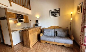 Living area - Cozy Mezzanine Studio (Bessans)