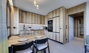 Dishwasher, cookware/dishes/utensils - Crystals C13 - Arc 1800 - Wellness Residence Space (Bourg-Saint-Maurice)