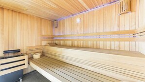 Sauna - Premium 3-room Apartment With Cabin for 8 People (Combloux)