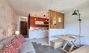 Living area - B12 The View - Residence La Christaz (Saint-Gervais-les-Bains)