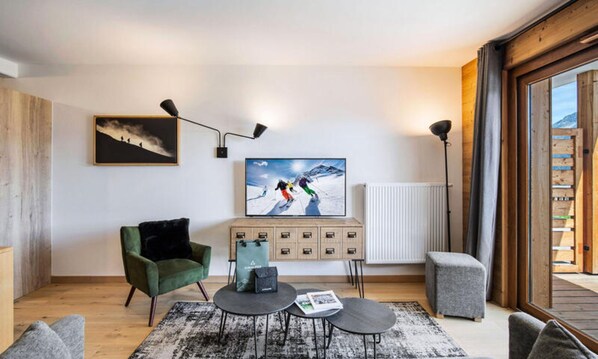 Living area - Apartment in the Nantailly District (Hauteluce)