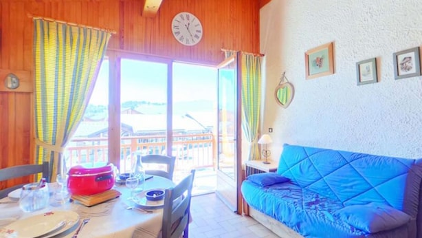 Living area - 2-room Apartment in Les Saisies for 5 People (Hauteluce)