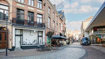 Vue depuis lâhĂ©bergement