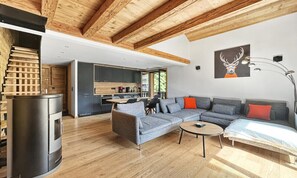 Living area - Rb237 - Duplex 8/10 People - Center des Carroz (Araches-la-Frasse)
