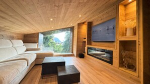 Fireplace - Nivalis Apartment - Les Gets (Les Gets)