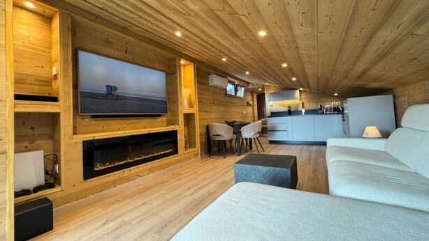 Fireplace - Nivalis Apartment - Les Gets (Les Gets)