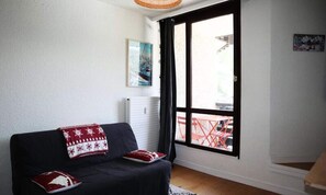 Living area - Nice Studio Center Station (Les Orres)