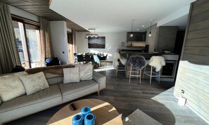 Living area - Apartment 5 Rooms 120m2 - 6 Adults 2 Children (Tignes)