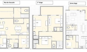 Floor plan - Detached Chalet in Les Saisies for 12 People (Hauteluce)
