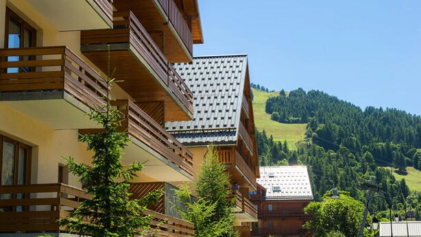 Exterior - 2-room Apartment for 4 People, 3-star Rating, West-facing (Valloire)
