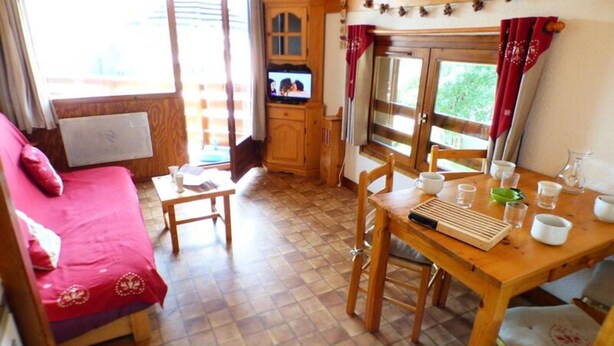 Living area - Apartment in Aravis Near Carrets Ski Lift (Hauteluce)