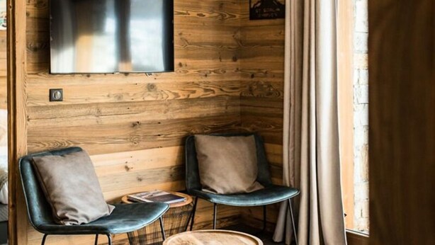 Interior - Luxury Apartment With South-facing Terrace - Sleeps 6 (Saint-Sorlin-d'Arves)