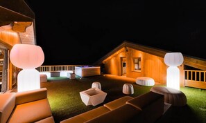 Terrace/patio - Penthouse in Tignes With Private Spa (Tignes)