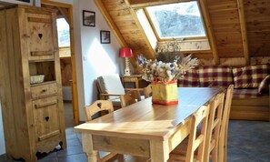 Dining - 3-room Apartment for 6 People, 3-star Rating, South-facing (Valloire)