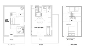 Floor plan - Apartment in Crest-voland Near Ski Slopes (Crest-Voland)