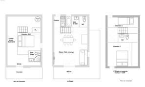 Floor plan - Apartment in Crest-voland Near Ski Slopes (Crest-Voland)