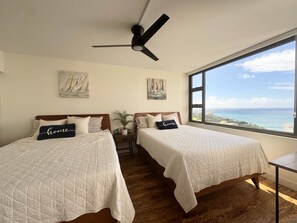 1 bedroom, free WiFi, bed sheets - 37FL-Upgrade 1BR-Ocean View Full Kitchen w/Parking (Honolulu)
