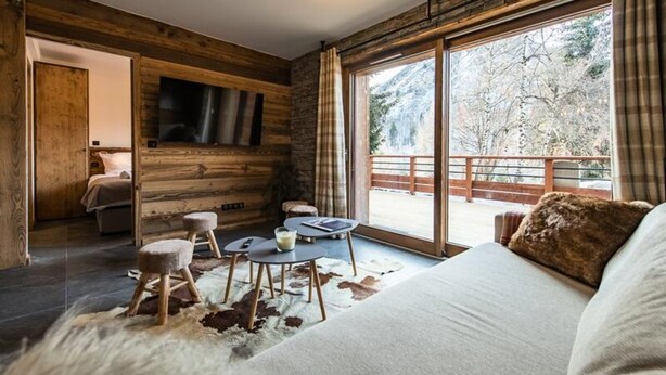 Room - Apartment in Plan du Moulin Near Ski Slopes (Saint-Sorlin-d'Arves)