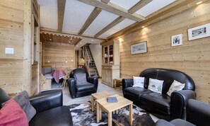 Living area - Apartment 4 Rooms, 2 Adults, 4 Children, 68m2 (Tignes)