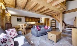 Living area - Duplex Apartment 90 m2 5 Rooms - 9 People (Tignes)