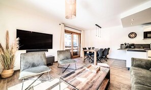 Living area - MAS DE Joux Plane 202 Best Location in Morzine, Next to the ski School and the Slopes (Morzine)