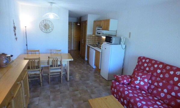 Living area - Apartment in Le Chinaillon Ski-in/ski-out (Le Grand-Bornand)