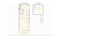 Floor plan - Studio Apartment With Mezzanine + Garage in Les Saisies, Sleeps 4 (Hauteluce)