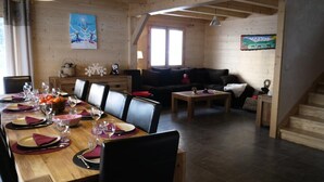 Dining - Apartment in Grand-bornand With Mountain View (Le Grand-Bornand)