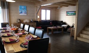 Dining - Apartment in Grand-bornand With Mountain View (Le Grand-Bornand)