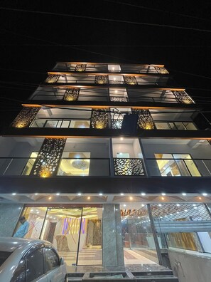 Façade de l’hébergement