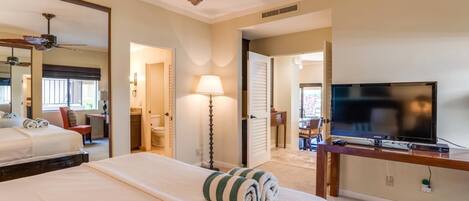 4 bedrooms, iron/ironing board, travel cot, WiFi