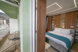 1 bedroom, iron/ironing board, Internet, bed sheets - Lux Apartment Sara - Top Location & Stunning View (Sarajevo)