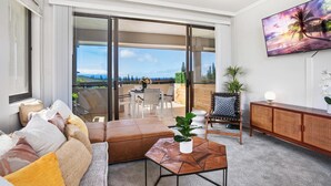 Living area - Kapalua Golf | Golf View 3 BR, Sleeps 10 | Car Incl. w/ 6+ Nights | KGV ML-2186 by KBM (Lahaina)