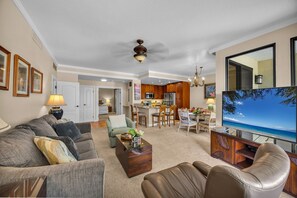 Living area - Kapalua Golf Villas | 3 Free Cars | KBM Resorts | Large Bedrooms | 3 Units, 6 Bedrooms | ML-2228 (Lahaina)