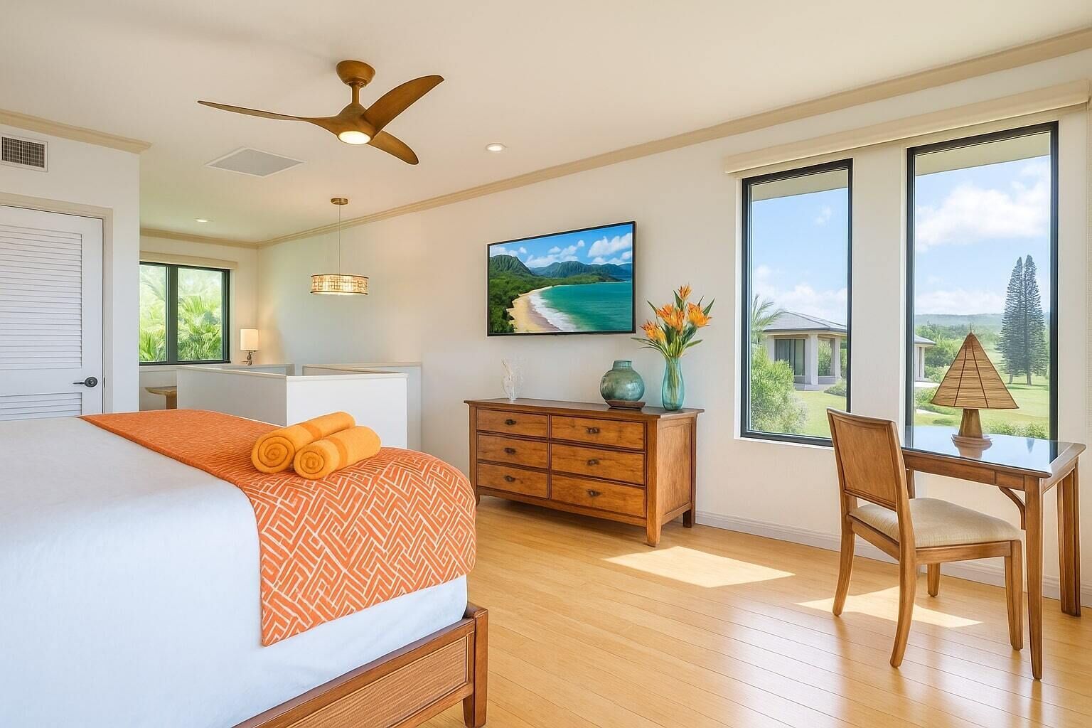 3 habitaciones, tabla de planchar con plancha, cuna de viaje y wifi 