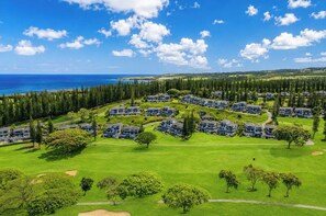 Aerial view - Kapalua Golf Villas | KBM Resorts | 3 FREE Rental Cars | 3 Units, 4 Bedrooms | ML-2237 (Lahaina)