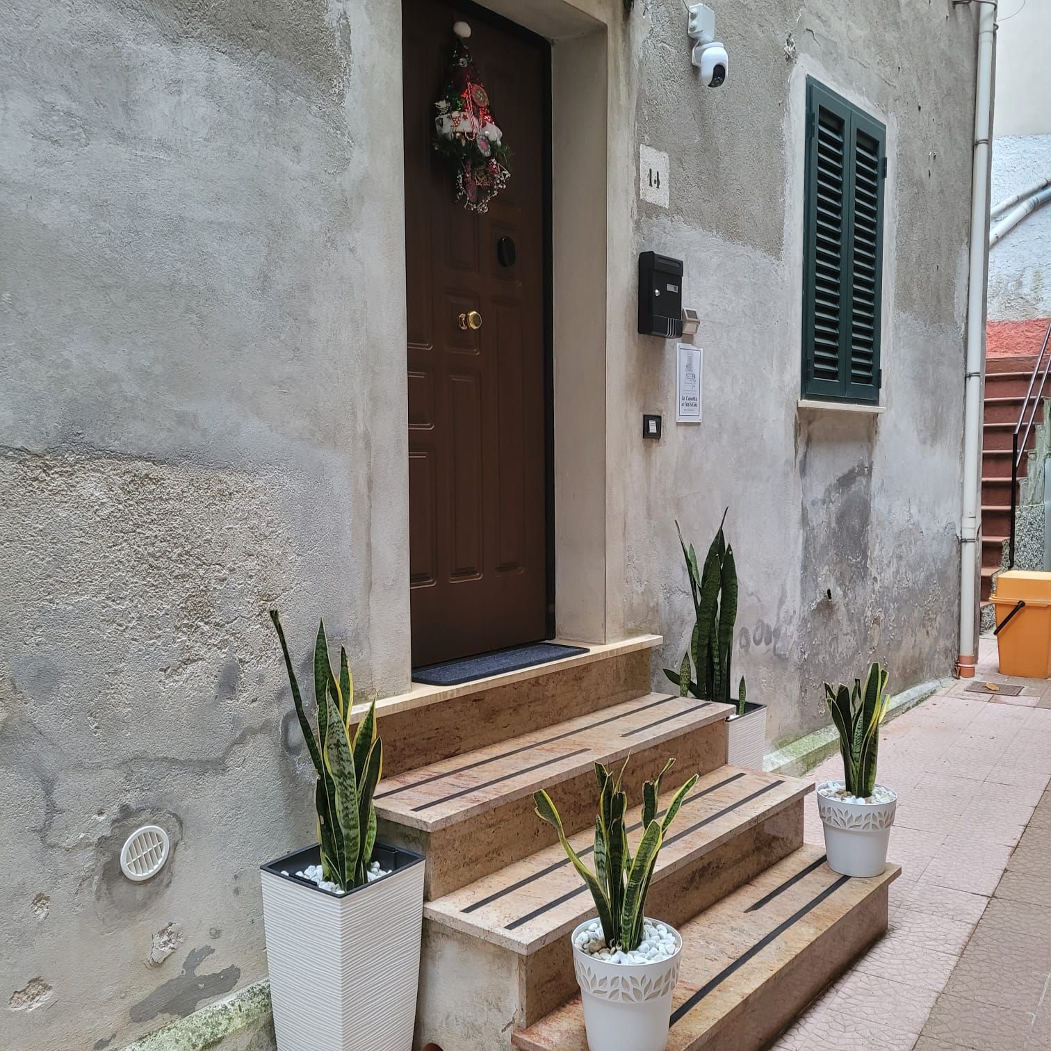 Fassade der Unterkunft