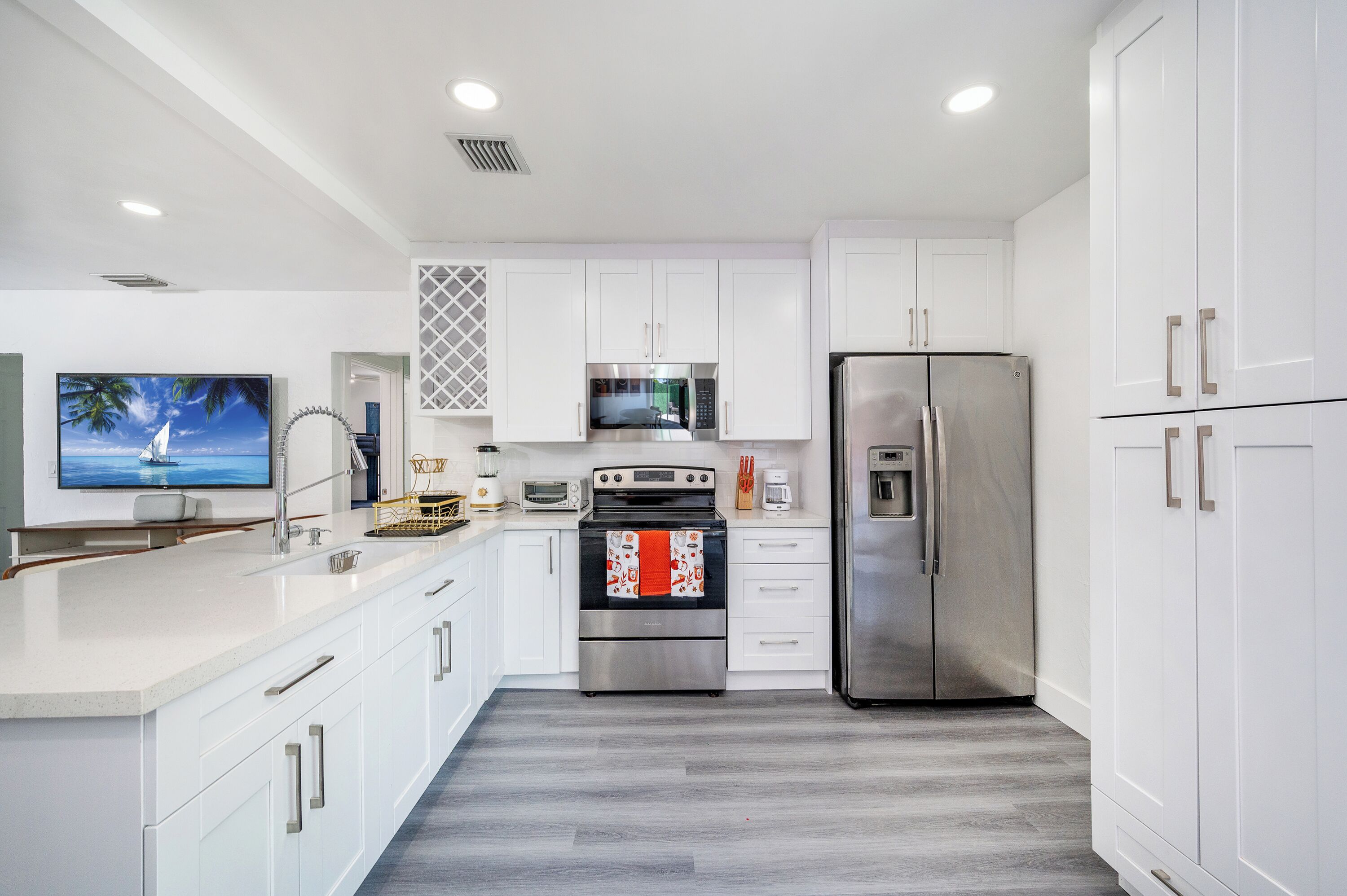 Microwave, oven, stovetop