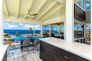 Dining - Kapalua Bay Villas | 3 Free Rental Cars | KBM Resorts | 180 Degree views | 3 Units, 5 Bedrooms | ML-2032 (Lahaina)