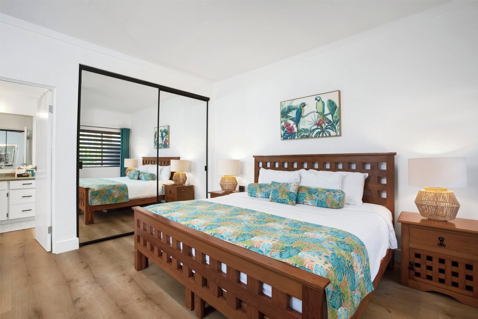 4 habitaciones, tabla de planchar con plancha, cuna de viaje y wifi 