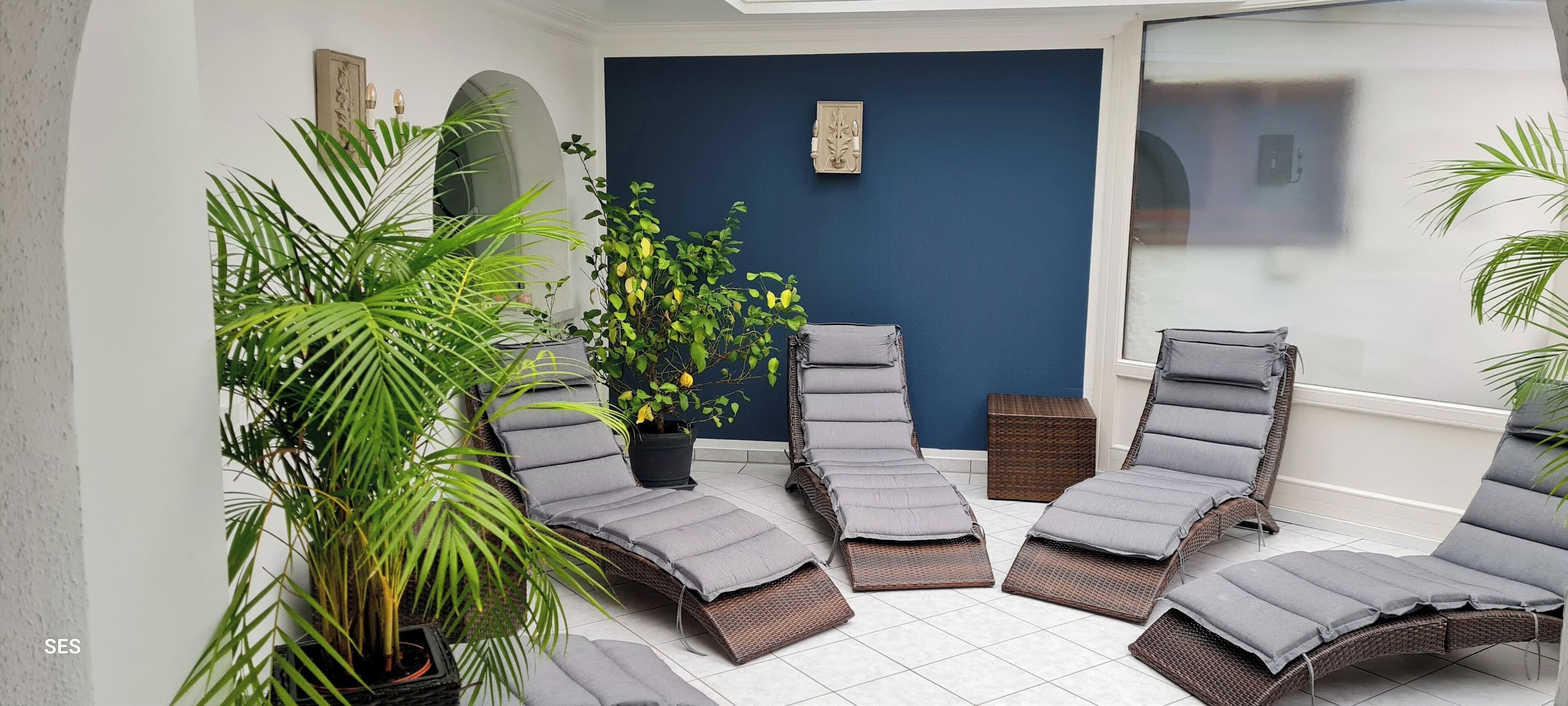 Sauna, hot stone massages, sports massages, facials