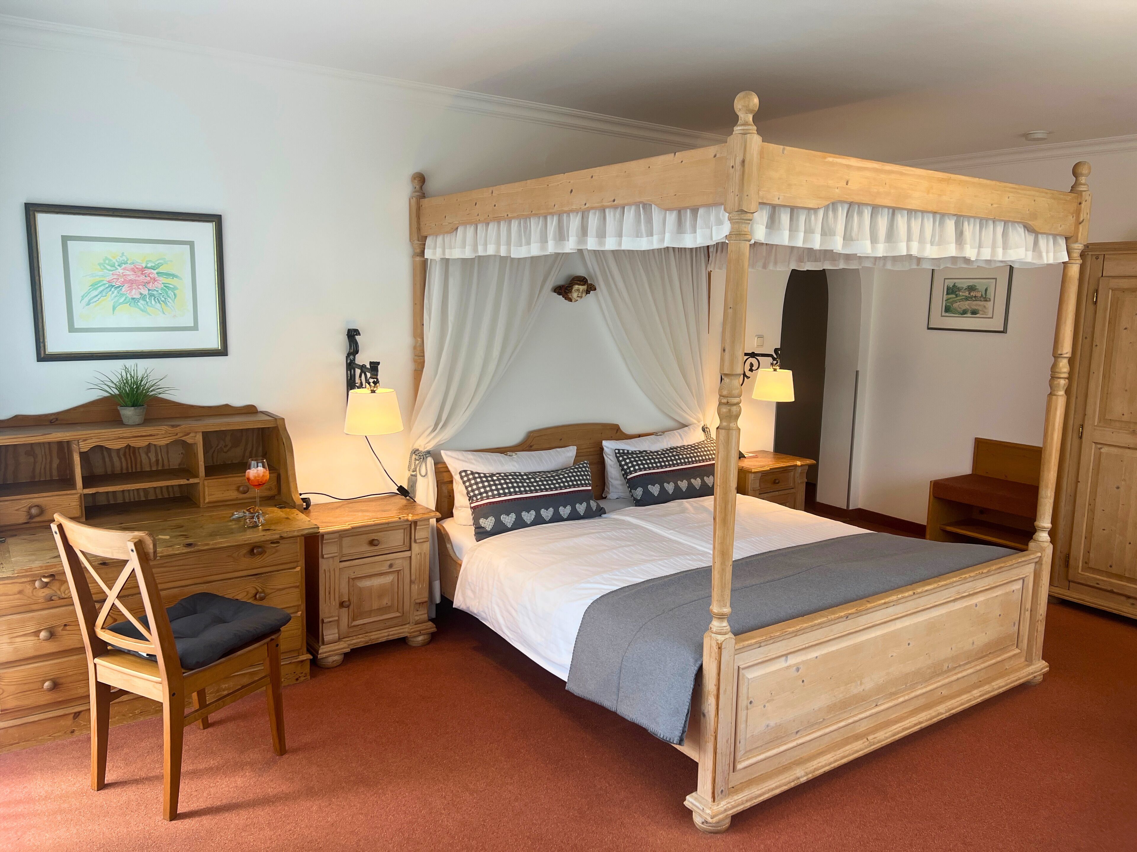 디럭스 더블룸, 발코니, 정원 전망 | 객실 내 금고, 무료 WiFi