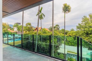 Villa | Balcony - Modern 10BR ZipLine 3 Pools  V256 (Rawai)