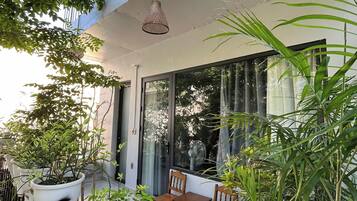 Superior Double Room, Balcony, Garden View | Terrace/patio