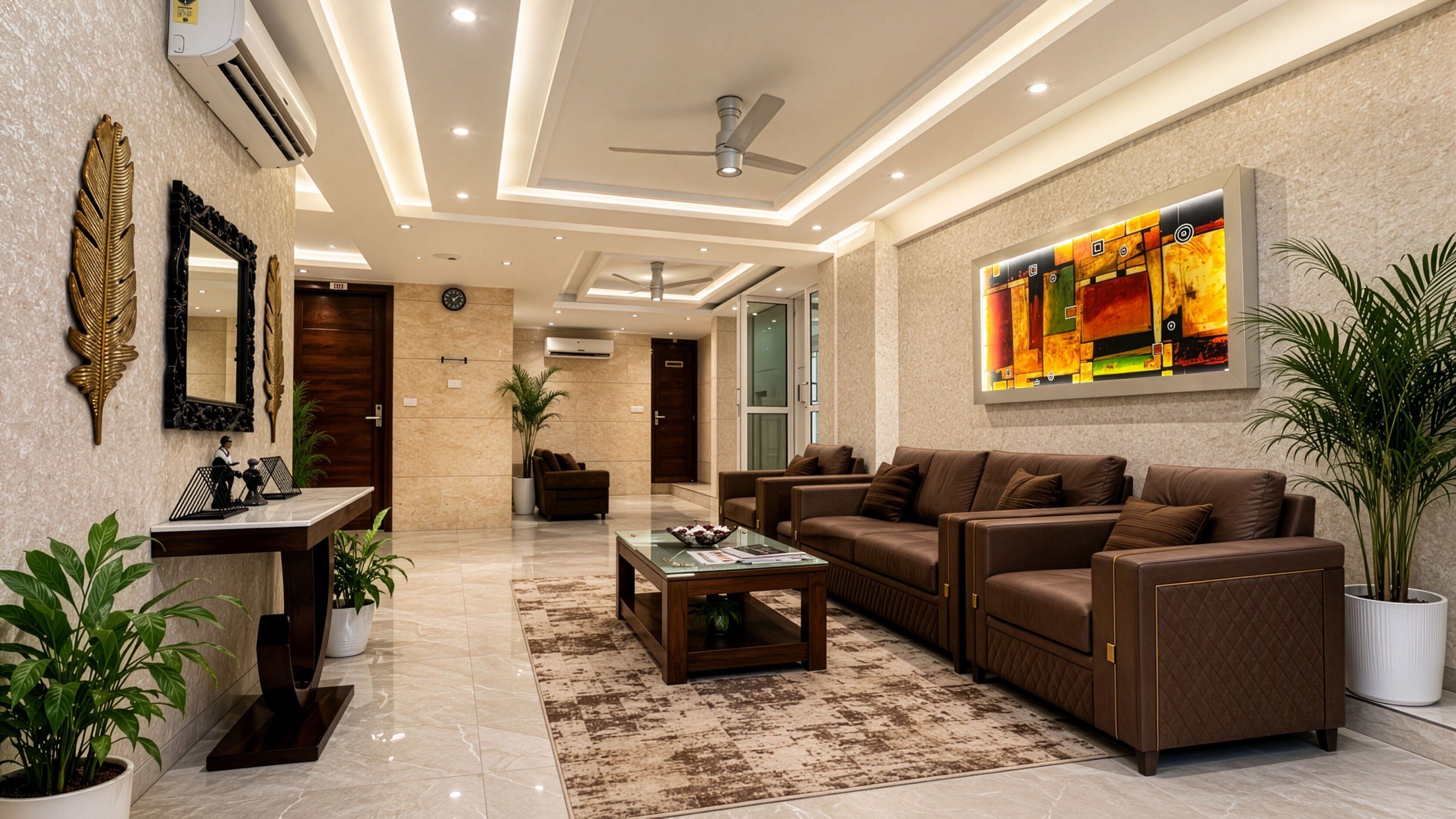 Lobby sitting area