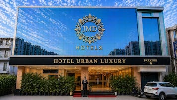 Voorkant van accommodatie